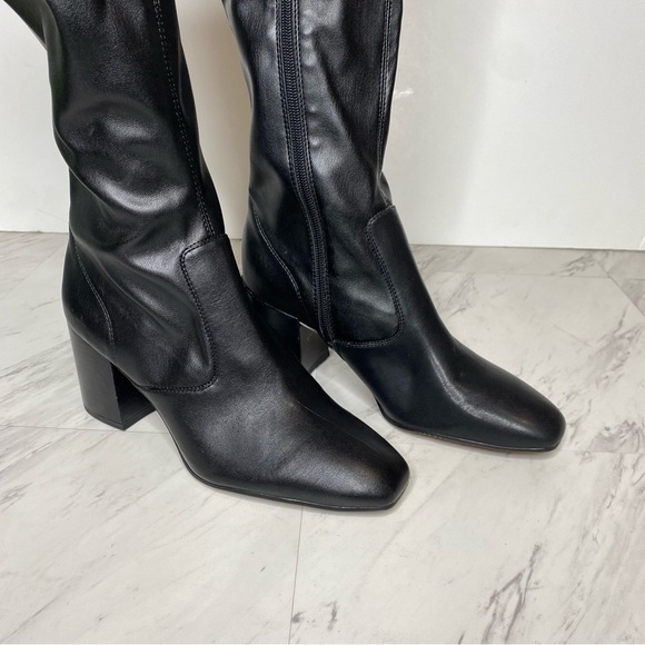 Franco Sarto Talfer Black Tall Heeled Boot 8M - Picture 11 of 16